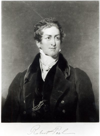 Portrait of Sir Robert Peel by Thomas Lawrence